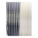 Nivemeshome Nivemeshome Likya Ft632120 V-502 1/3 Sık Pileli Fon Perde Apm,Lacivert 100 X 260