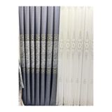Nivemeshome Nivemeshome Likya Ft632120 V-502 Lacivert 1/3 Sık Pileli Fon Perde Apm (Premium Kumaş Versiyon) Lacivert 80 X 250