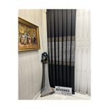 Nivemeshome Nivemeshome Likya Ft632120 V-902 Siyah 1/3 Sık Pileli Fon Perde Apm (Yeni Kumaş Versiyon) Siyah 100 X 260