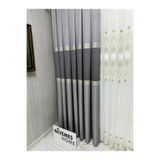 NİVEMESHOME Nivemeshome Manavgat Gri Ft632113 V-5401 1/3 Sık Pileli Fon Perde Apm
