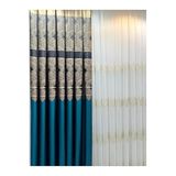 Nivemeshome Nivemeshome Milas 671539 1/3 Sık Pileli Fon Perde Apm,Zümrüt Yeşili 90 X 250