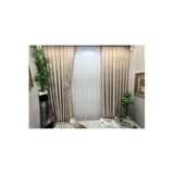 Nivemeshome Nivemeshome Pera V-5201 1/3 Sık Pileli Fon Perde Apm (Yeni Kumaş Versiyon) Krem 100 X 270