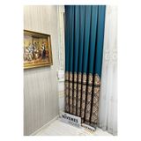 Nivemeshome Nivemeshome Side İ V-901 Ft632057 1/3 Sık Pileli Fon Perde Apm,Zümrüt Yeşil 90 X 270