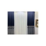 Nivemeshome Nivemeshome Titus Fj632145 V-530 Lacivert 1/3 Sık Pileli Fon Perde Apm (Premium Kumaş Versiyon) Lacivert 100 X 260