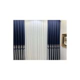 Nivemeshome Nivemeshome Titus Fj632145 V-530 Lacivert 1/3 Sık Pileli Fon Perde Apm (Yeni Kumaş Versiyon) Lacivert 50 X 270