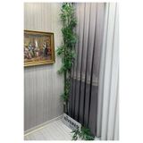 Nivemeshome Nivemeshome Titus Gümüş Fj632145 V-5422 1/3 Sık Pileli Fon Perde Apm (Premium Kumaş Versiyon) Gümüş 80 X 260