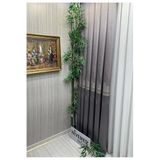 Nivemeshome Nivemeshome Titus Gümüş Fj632145 V-5422 1/3 Sık Pileli Fon Perde Apm (Yeni Kumaş Versiyon) Gümüş 100 X 250