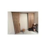 Nivemeshome Pera Gold 1/3 Sık Pileli Fon Perde Apm (İthal Kumaş Versiyon) Gold 30 X 250,P20063S5798V6248123