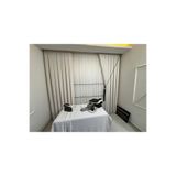 Nivemeshome Roma 18542-D Krem Keten Tek Kanat (Pilesiz) Fon Perde (İthal Kumaş Versiyon) Krem 100 X 270