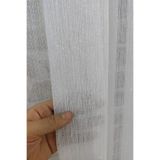 Nivemeshome Simli Pırlanta Cizgili Tül 1 Sık Pileli (İthal Kumaş Versiyon) Beyaz 200 X 270