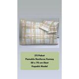 Nivemeshome Somon Ekose Desen 2 Li Yastık Kılıfı Kapaklı 50 x 70 - 50X70