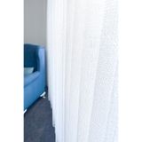 Nivemeshome Tül Perde Simli Parlak Işıltılı Sık Pileli (İthal Kumaş Versiyon) Beyaz 150 X 260