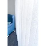 Nivemeshome Tül Perde Simli Parlak Işıltılı Sık Pileli (İthal Kumaş Versiyon) Beyaz 390 X 280