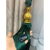 NİVEMESHOME ZÜMRÜT YEŞİLİ SAÇAKLI GOLD APARAT TAVAN TOPLAMA BRAÇOL