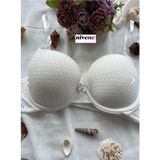 Nivene Çift Destekli Double Ultra Destekli Push Up Sütyen Çift Dolgulu Ultra Yumuşak Sütyen - 80B - Beyaz