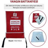 Nivofire Yangın Battaniyesi 150x150cm