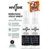 Nivoshe 200ML Kene ve Sivrisinek Kovucu Lavanta Özlü Bitkisel Sprey Tüm Vücut Için Seyahat ve Tatil Boyu - 200 ml