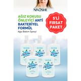 NIVOSHE Premium Ağız Kokusu Giderici Spreyi 50ml Ağız Kokusu Önleyici Sprey Ağız Kokusu Spreyi 5 Li