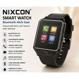 Nixcon Bluetooth Akıllı Saat Dokunmatik Ekran Bildirim Destekli Siyah