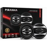 NIXCON Piranha Carmate x Type 250W 10CM 4 Yollu Oto Hoparlör Seti Araç Içi Ses Sistemi - 2'li set