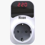 Nixon Premium Serisi 210/280 V 16 Amper Gerilim ve Volltaj Korumalı 2 Yıl Garantili Dijital Ekranlı Priz