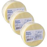 Niyazibey Çiftliği Taze Kaşar Peynir 400G 3lü Paket Yarım Yağlı Çiftlik Kaşarı - 1,2 kg