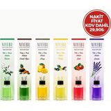 Niyebu Ortam ve Bambu Kokusu 50ML 3-Çubuklu Cam Şişe Mix Koku - 24'li Paket