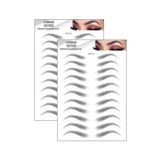 NİYENABEAUTY Kaş Dövmesi Sticker Kalıcı Suya Dayanıklı Doğal Görünümlü