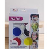 Niyet Palyaço Yüz Boyası 6 Lı Yüz Boyama Paleti Face Paint Colors - Çok Renkli