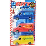 \Nizam Oyuncak NZM-268 Nizam, 3"\'lü Minibüs (Ambulans,polis,itfaiye) - Renkli\
