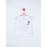 NK Erkek Bebek Desert Pamuklu Sırtı Baskılı Tshirt - 12 - 18 Ay - Ekru