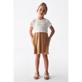 Nk Kids Bonibon Kız Çocuk Elbise - 6 Yaş - Bej