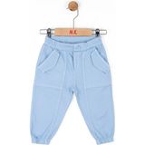 Nk Kids Erkek Bebek 1-4 Yaş Lastikli Paça Keten Pantolon 66613 Mavi - 9 - 12 Ay