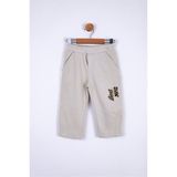 Nk Kids Erkek Bebek Slow Baskılı Pantolon - Krem - 9 - 12 Ay