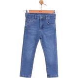 Nk Kids Erkek Çocuk 8-14 Yaş Likralı Boru Paça Kot Pantolon 63705 Mavi - 9 Yaş