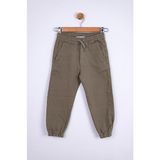 Nk Kids Erkek Çocuk Step Paçalar Lastikli Pantolon - Yeşil - 5 Yaş