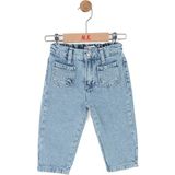 Nk Kids Kız Bebek Petıte Pantolon NK-51726 - 4 Yaş - Açık Mavi