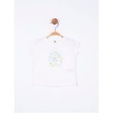 NK Kız Bebek Time Yazılı Pamuklu Tshirt - Ekru - 1,5 - 2 Yaş