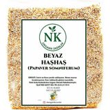 Nk Organik Haşhaş Tohumu Beyaz 50GR - 1 Adet