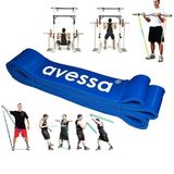 NK Spor 1 Adet Direnç Lastiği 208CM (4,5X45MM) ve (11,5-14KG) Latex Pilates Yoga Spor Egzersiz Fizik Tedavi Direnç Lastiği Güç Bandı Mavi