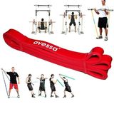 NK Spor 1 Adet Direnç Lastiği 208CM x (2,5X21MM) (5,5-7kg) Latex Pilates Yoga Spor Egzersiz Fizik Tedavi Direnç Lastiği Güç Bandı Kırmızı