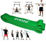 NK Spor 1 Adet Direnç Lastiği 208CM x (3,5X32MM) (7-9kg) Latex Pilates Yoga Spor Egzersiz Fizik Tedavi Direnç Lastiği Güç Bandı Yeşil