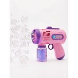 NK SPOR 1 Adet Otomatik Köpük Tabancası - Sınırsız Baloncuk Çıkartan Pilli Köpük Makinesi (Pembe & Sarı Renk SEÇENEKLI)-500ML Özel Karışım Solüsyon Hediyeli