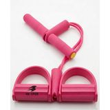 NK SPOR 1 Adet Pembe Body Trimmer-Mekik Aleti-Direnç Lastiği-Evde Spor Ekipmanları-Karın Kası Aleti-Bel Inceltme Egzersizleri-Fitness-Taşınabilir Egzersiz Bandı