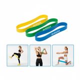 NK Spor 3 Adet Hafif-Orta-Sert Direnç Pilates Yoga Spor Bandı 285X50X1 mm - 1,5 mm - 1,30 mm Çok Renkli