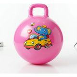 Nk Spor 55 cm Pembe Zıp Zıp Pilates Topu - Tutma Saplı Zıplama Topu - Çocuk ve Yetişkin Için Kondisyon Topu-Kulplu Egzersiz ve Oyun Topu (Anti-Burst)