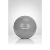 NK Spor 65CM Pilates Topu-Jimnastik Topu-Spor - Egzersiz - Pilates - Fitness - Yoga - Esneme - Esneklik - Meditasyon-Evde Spor Gri