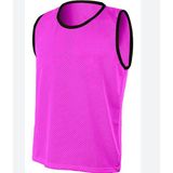 NK SPOR 7 Adet Nefes Alabilen Fileli Futbol ve Basketbol Antrenman Yeleği-Bib Yeleği -Antrenman-Spor-Futbol-Halısaha-Maç - 18 Yaş - Çok Renkli - pembe