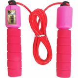 NK Spor Sayaçlı Atlama Ipi - Fitness - Crossfit- Rope - Jump - Body - Sağlık - Egzersiz - Spor - Pembe - 0,35 - 1,10 kg