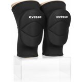 NK SPOR Voleybolcu Dizliği Yüksek Ek Korumalı Pedli Darbe Önleyici Spor Dizlik -Sporcu Dizliği- Unisex -Egzersiz- Antrenman-Maç - Siyah